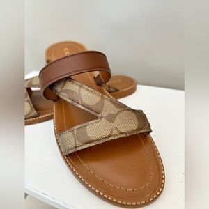 Like new authentic COACH sandals